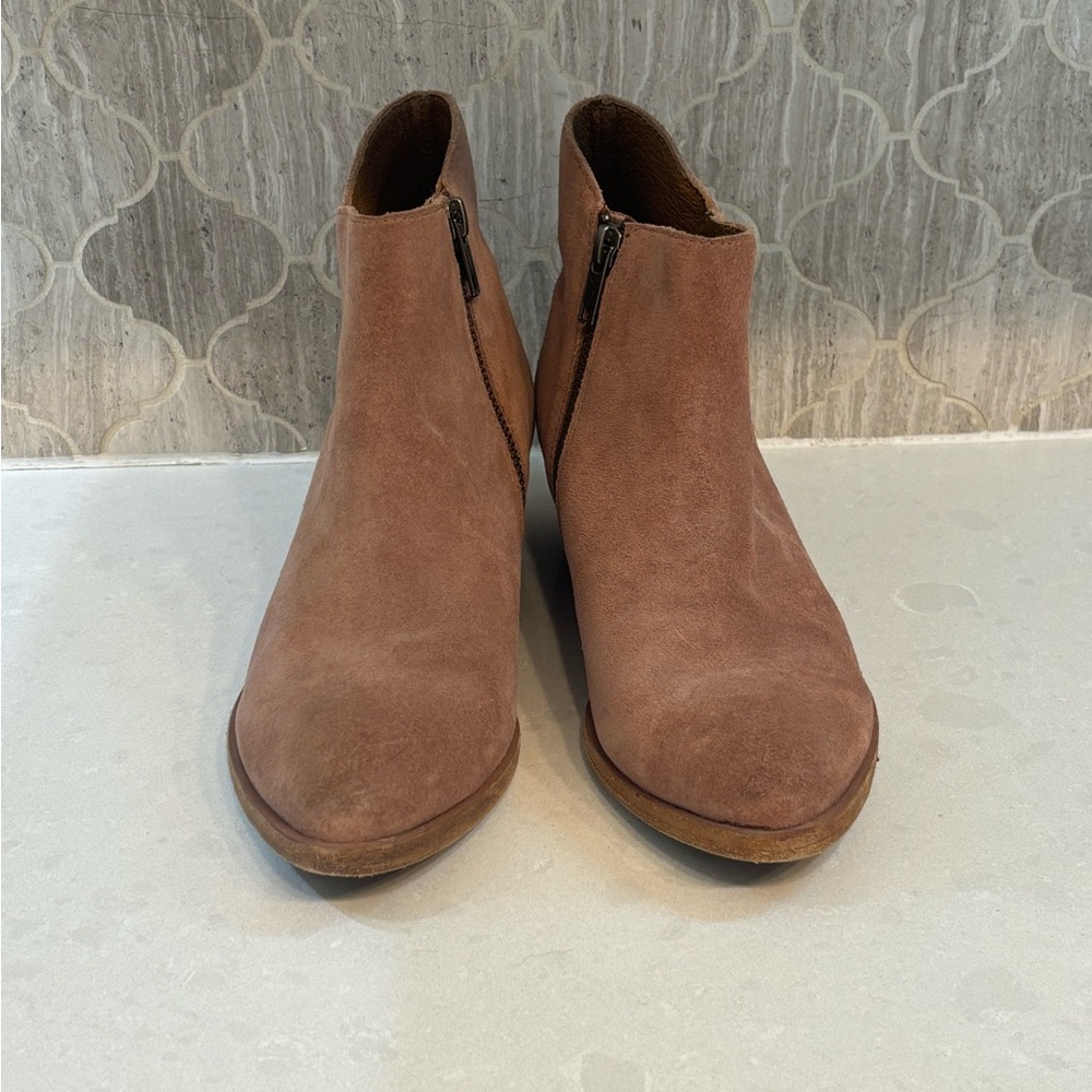 Frye suede booties